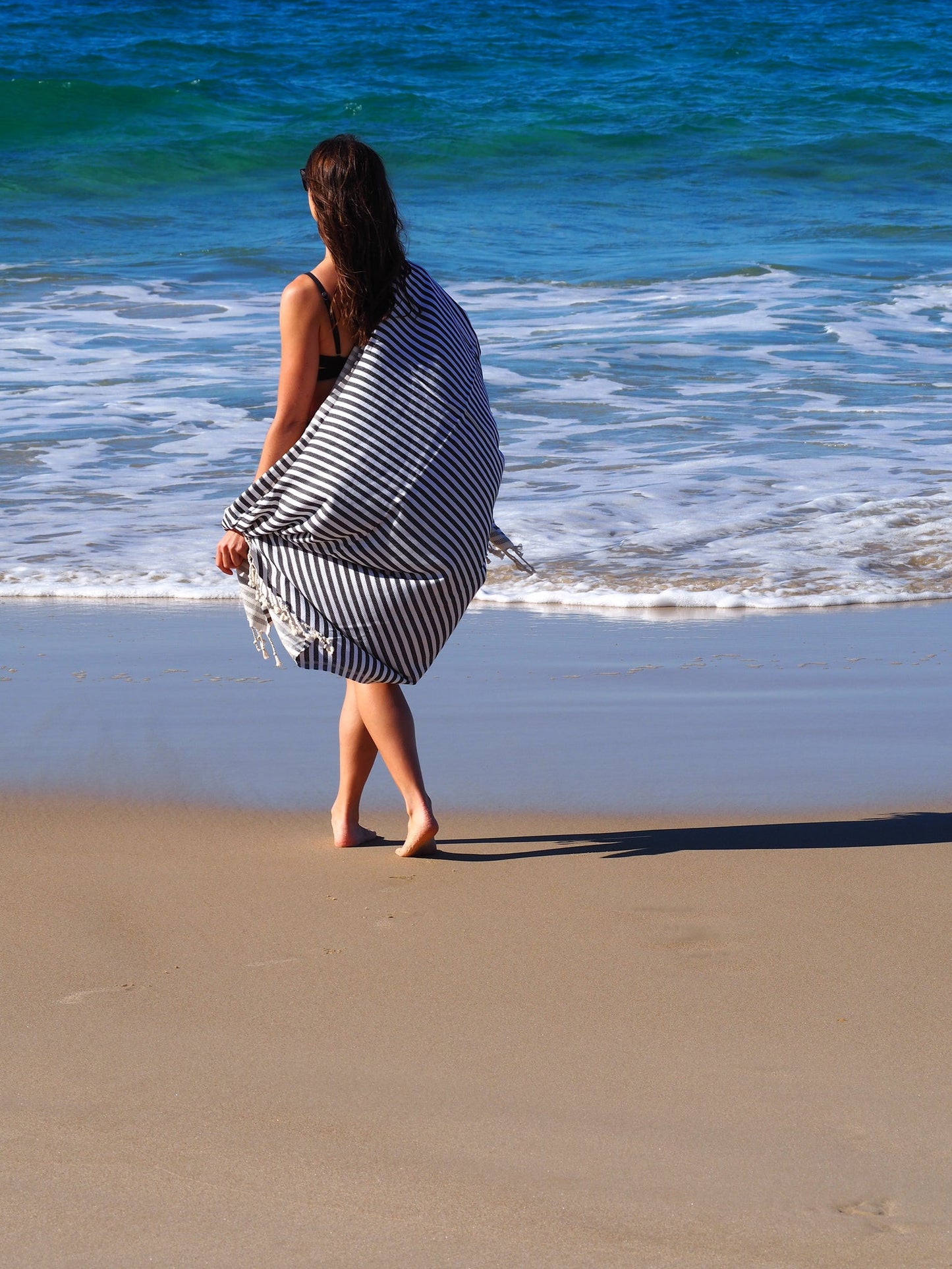 Portsea Turkish Cotton Towel - Midnight