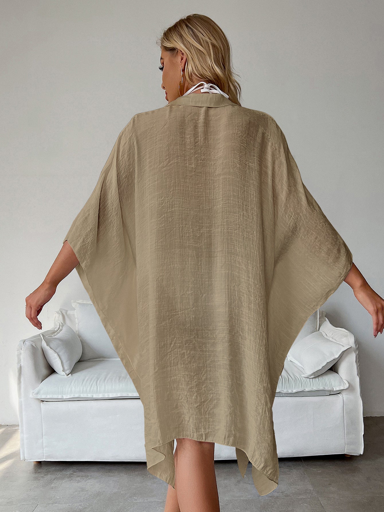 Marina Beach Cover Up - Khaki