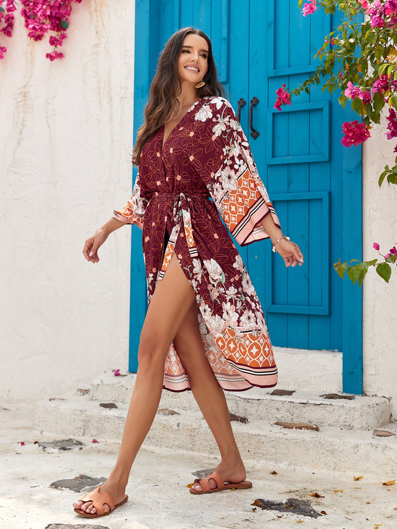 Flora Kimono - Orange