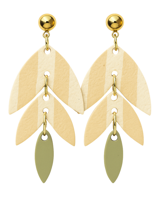 Coastal Drift Clay Earrings