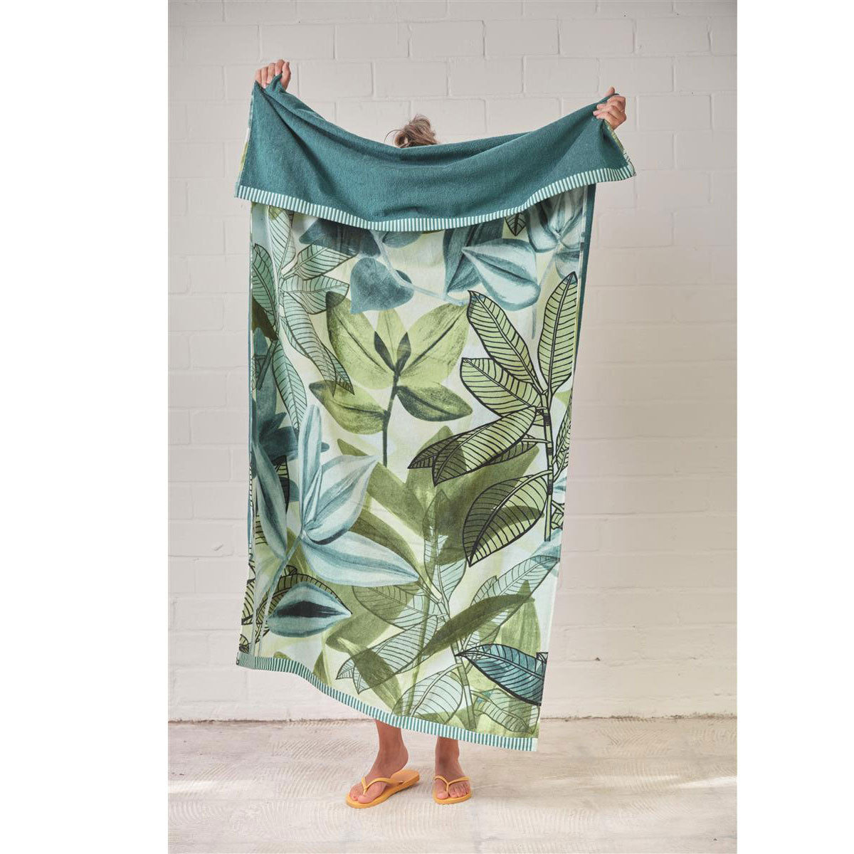 Velour Beach Towel - Jungle