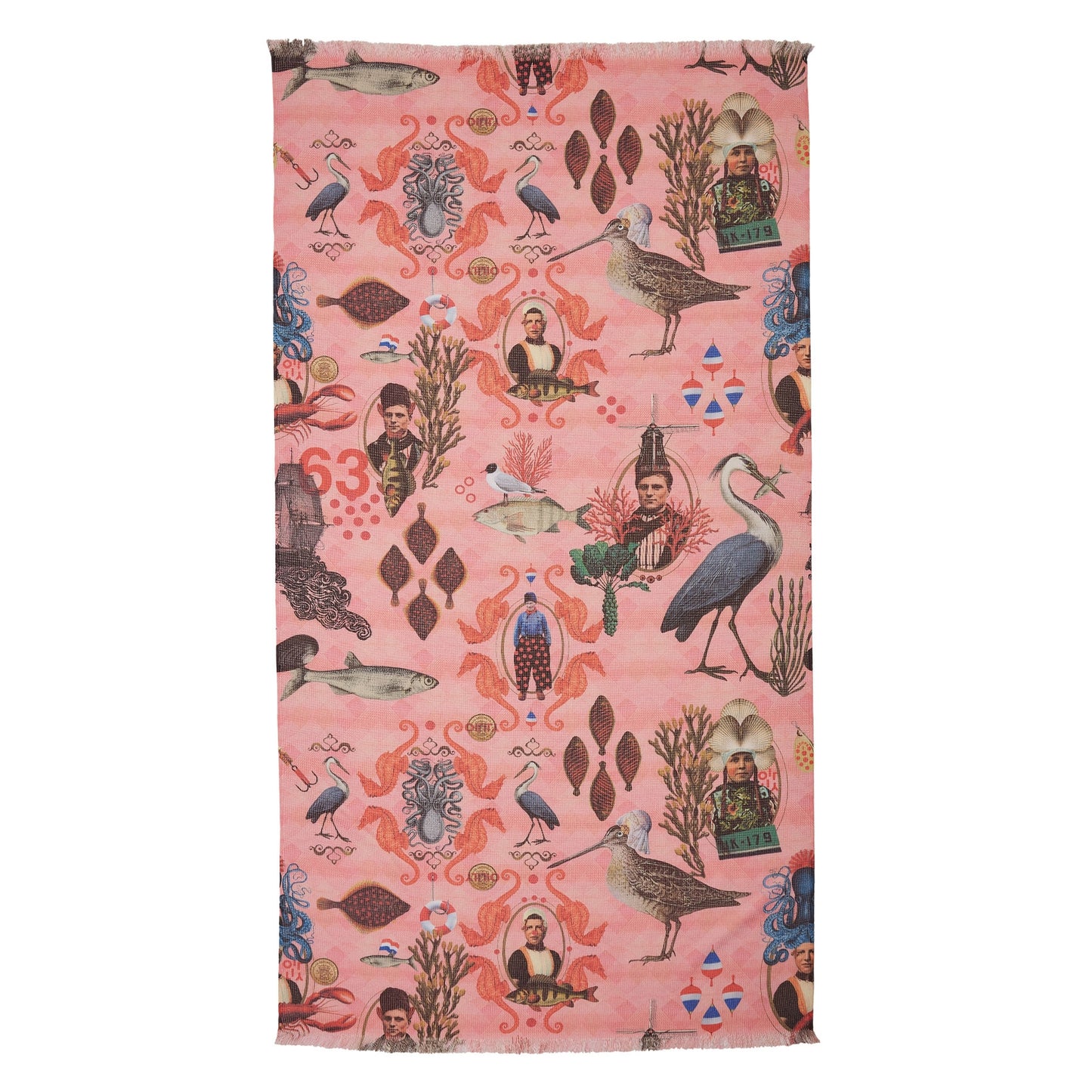 Oilily Cotto Large Towel - Urker Fish Story