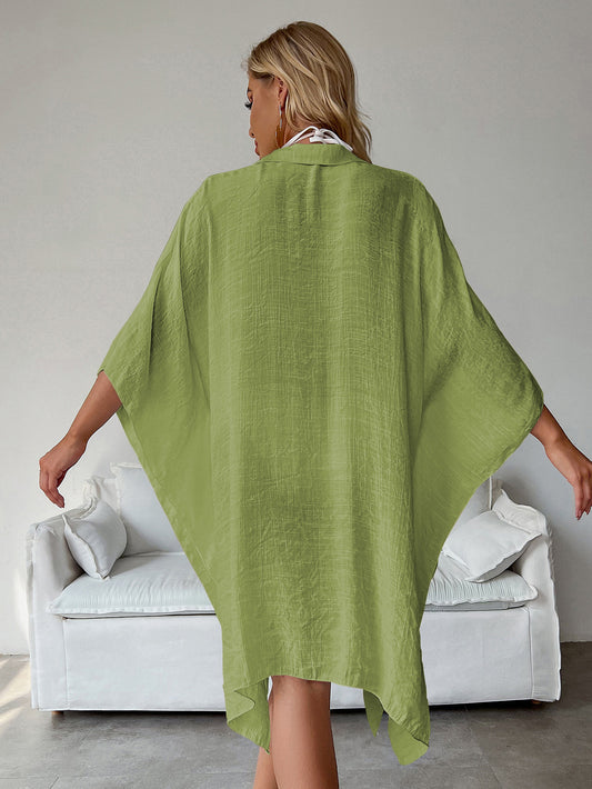 Marina Beach Cover Up - Light Green