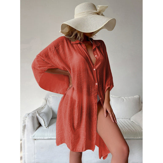 Marina Beach Cover Up - Orange
