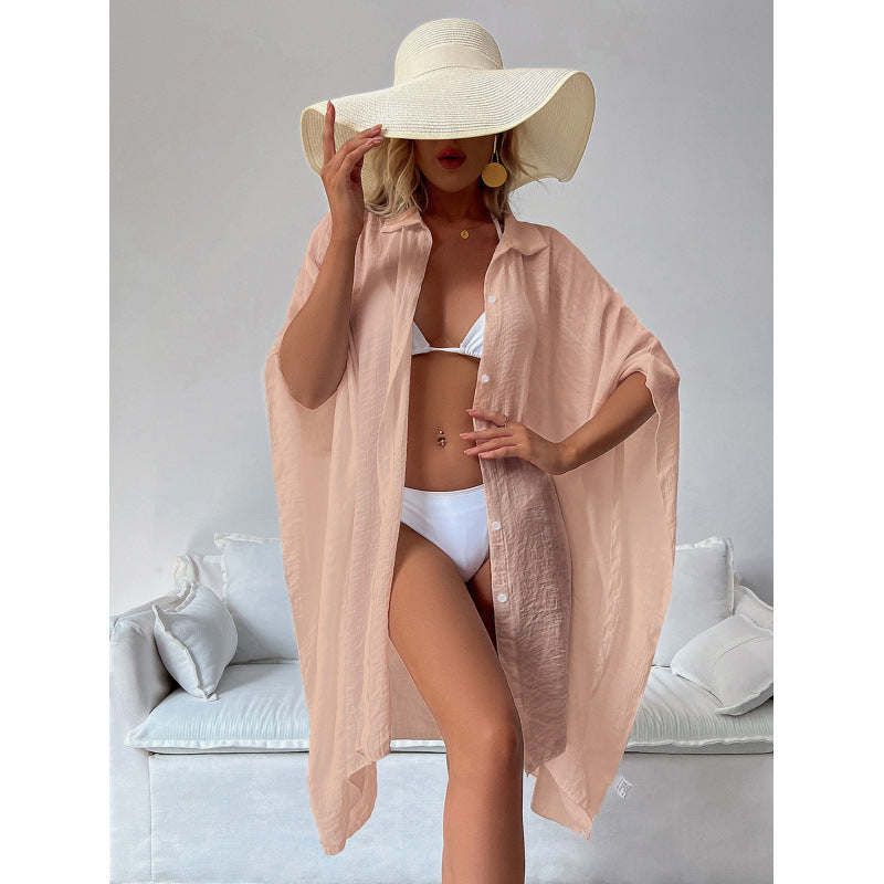 Marina Beach Cover Up - Light Pink