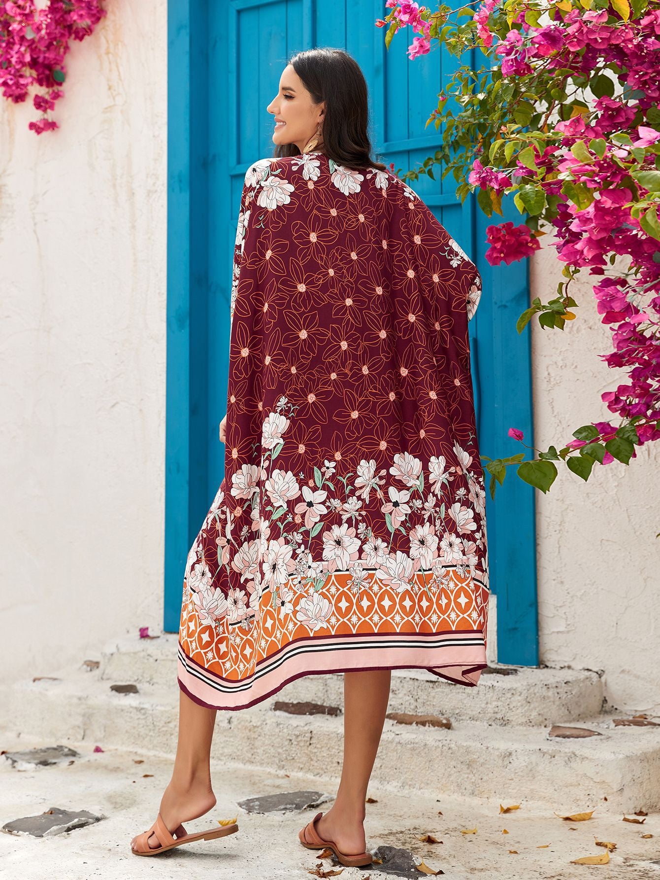 Flora Kimono - Orange