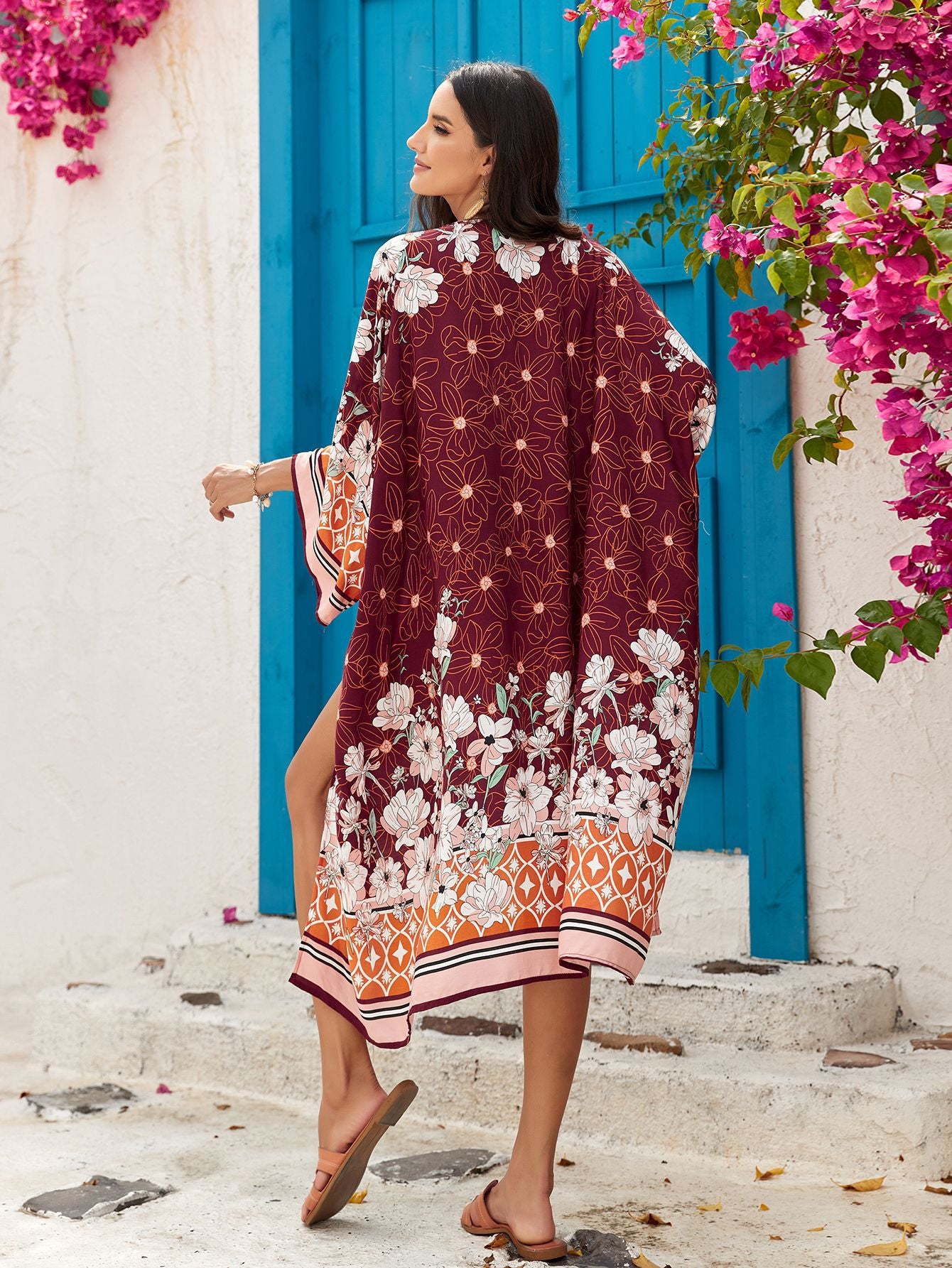 Flora Kimono - Orange