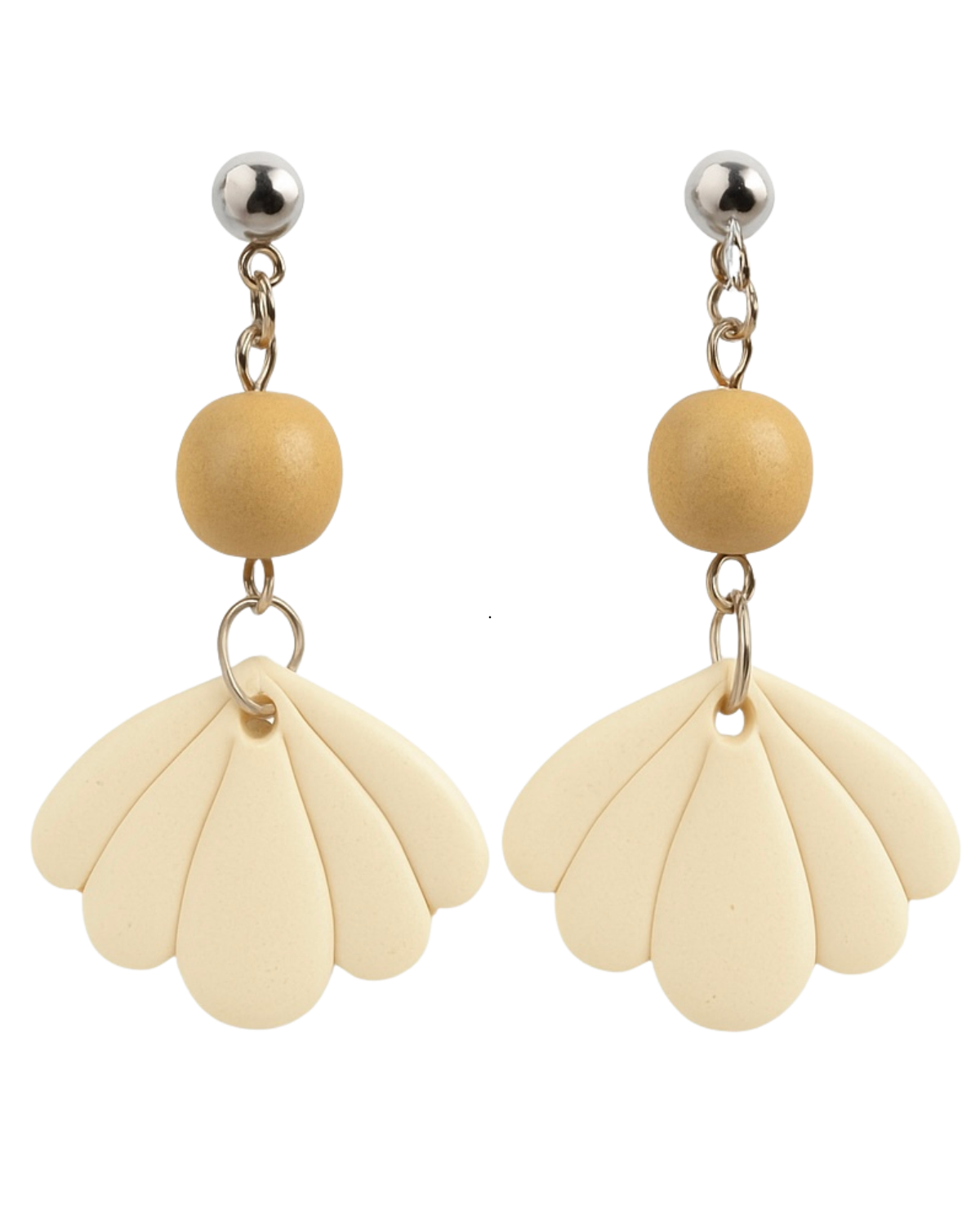 Seashell Clay Earrings